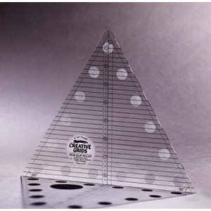 Non-Slip 60° Triangle 8inch Patchwork/Quilt Creative Grids Ruler