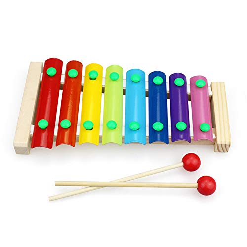 Preisvergleich Produktbild Xylophone für Kinder Musiker Kindersichere Holzschlägel-kleine Hände magischen Zauber Sounds buntes Lernspielzeug