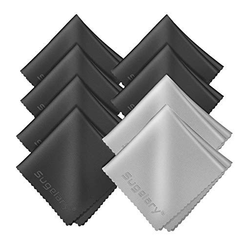 Sugelary Mikrofasertücher 20x20 cm Mikrofaser Brillenputztuch Reinigungstücher Zum Gläser Handy Tablet-PC Laptop LCD TV PC Display Reiniger Kamera Objektiv Reinigung (8 Stück) Sugelary Mikrofasertücher 20x20 cm Mikrofaser Brillenputztuch Reinigungstücher Zum Gläser Handy Tablet-PC Laptop LCD TV PC Display Reiniger Kamera Objektiv Reinigung (8 Stück)