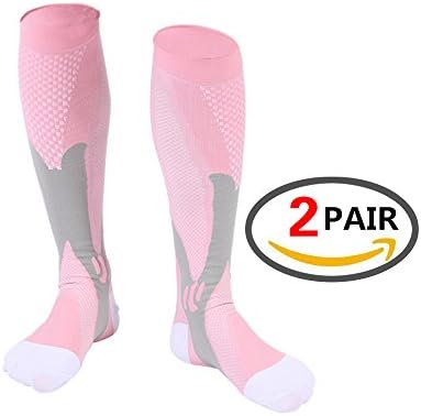 Calves Kelson (1/2pairs Compression Socks for Men&Women (20-30 mmhg) Best Graduated Athletic Fit for Running, Nurses,Shin Splints,Flight Travel&Maternity Pregnancy-Boost Stamina,Circulation&Recovery