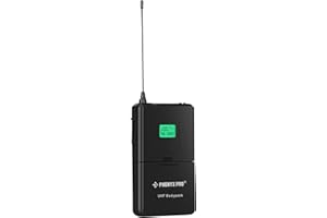 Phenyx Pro Transmisor inalámbrico Bodypack, transmisor de 561.6MHz UHF BodyPack para PTU-5000/PTU-4000 Series, Cobertura de 250 pies