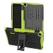 Produktbild Huawei MediaPad T3 7.0 Hülle,XINYUNEW Handyhülle Case 360 Grad Ganzkörper Schutzhülle+Panzerglas Schutzfolie Schützend Handys Schut zhülle tasche cover skin mit Ständer für Huawei MediaPad T3 7.0 Grün