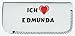 Produktbild Brillenetui mit Ich liebe Edmunda (Vorname/Zuname/Spitzname)