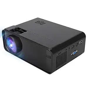 Homgee W13 LED Projector Support 1080P with Android 6.0 System Multiple Ports for Office Home Theater Black EU Plug (Android Version)