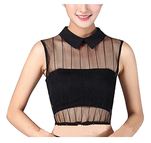 Black Temptation Collier Faux Noir, pour Pull/Chemises / Robe, Collier décoratif Printemps/été, D2