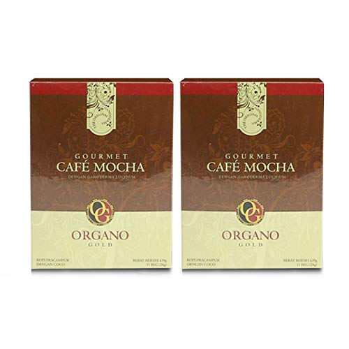 2 Boxes ORGANO GOLD Gourmet Cafe Mocha (15 sachets per Box)