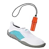  Beco Surf und Badeschuhe + Beachbox Wasserschuhe Neoprenschuhe weiß/türkis 43