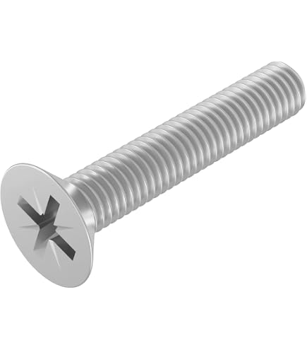 Tornillo De Máquina Avellanado Pozi (4 Mm X 5 Mm), Acero