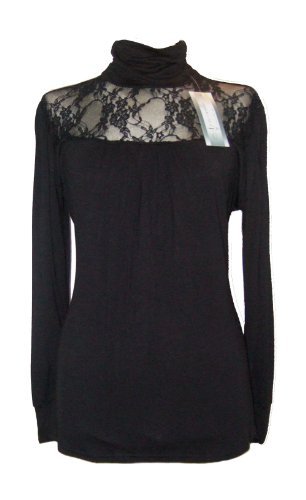 black lace top size 18