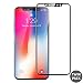 Produktbild iPhone X Panzerglasfolie Full Screen / Schutzfolie - Zubehör - Vollständige Abdeckung - Olixar Edge to Edge Screen Protector - Gehärtetes Glas - Schwarz