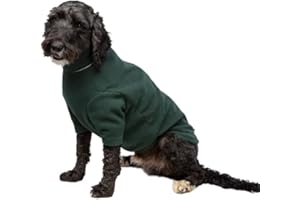 Fleece Dog Jumper Puppy Jacket Winter Coat XS, S, M, L, XL Pet Clothes Rydale 18 Colours (Large, Forest)