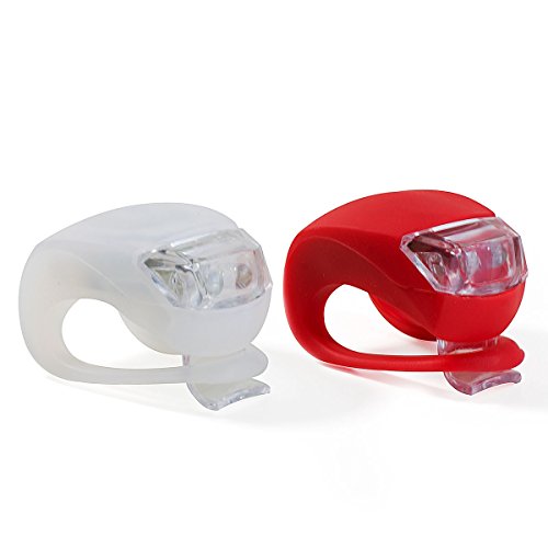 VeloChampion Quick Fix Bike Light Set - Front and Rear Silicone Lights