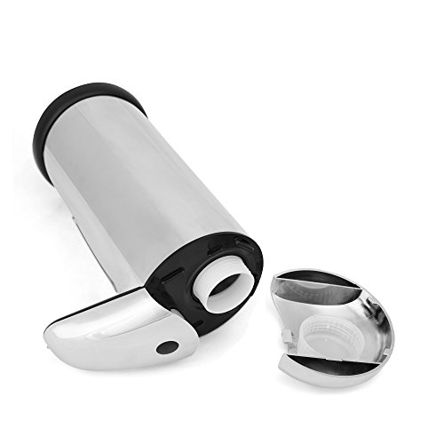 iHomeSet Automatischer Seifenspender/ Desinfektionsspender aus Edelstahl, kompakt, berührungslos, mit einer Hand bedienbar, für Badezimmer und Küche - 4