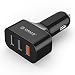 Produktbild ORICO Schnellladung 35W 3-Port USB Auto-Ladegerät mit 1 x Schnellladung 3.0 Port für Samsung Galaxy S7/S7 Edge/S6/S6 Edge/Note 5/Note 4,Nexus 6,HTC One M9,Apple iPhone, iPad und mehr