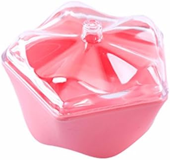 LOSTRYY Plastic tray fruit plate atmospheric dry fruit pots simple atmosphere large covered large fruit pots, pink