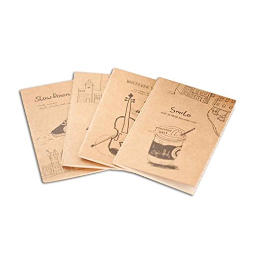 Chunyang Retro Exercise Books Students Cute Soft Copy Of Cartoon Mini Notebook School Stationery