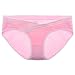 Intimate Portal Women Under the Bump Maternity Knickers 3-Pk Lace Red Pink Beige M