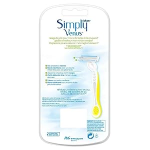 Gillette Simply Venus 3 Plus Disposable Razors x 4 - Image 2