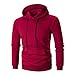 Produktbild Vovotrade Herren Kapuzenpullover Hoody Sweatshirt mit Kapuze Longsleeve Hoodie Slim Fit Hoodie Kapuzenpullover Sweatshirt Jacke Hemd Herbst und Winter