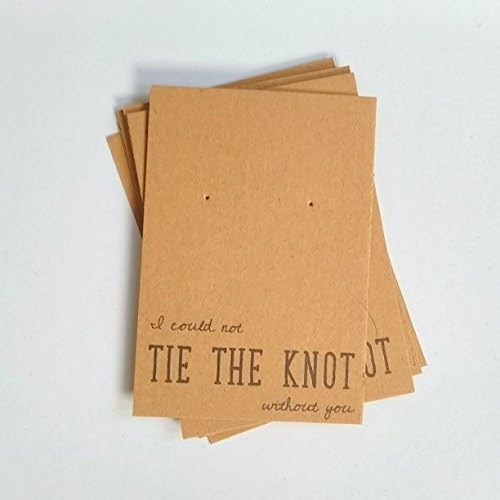 8 x I Could Not Tie The Knot Without You Will You Be My Bridesmaid Reveal Ask Proposal Earring Gift Cards