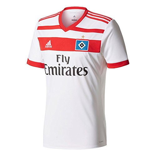 adidas Herren Hsv Heim Trikot, White/Scarlet, M