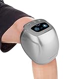 Knee Massager, LANDWIND Infrared Magnetic Vibrating Therapy Electric Knee Shoulder Elbow Physiotherapy Machine Rechargeable Joint Pain Relief for Osteoarthritis Rheumatoid Arthritis (Grey)
