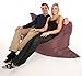 Extra Large Giant Beanbag in Brown - XXXL 180x140cm - NEXT WORKING DAY DELIVERY - Indoor & Outdoor Large Garden Waterproof Bean Bag