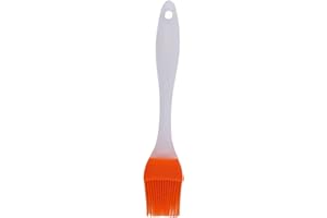 Msagkah Silikon Backpinsel, Silikon Öl Butter Pinsel, hitzebeständiger Pinsel für BBQ, Grill, Backen, Kochen (Orange)