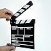 Produktbild F-blue Holz Film Video Regie-Schindel-Film Schnitt Action-Szene Board Video Slateboard Clapper Board Schwarz Weiß