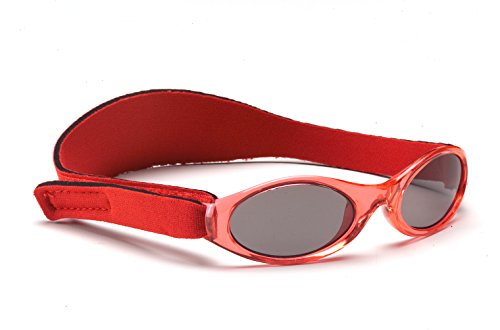 Baby Banz Baby's ABBRE Oval Sunglasses, Red