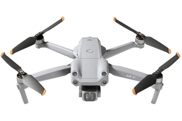 DJI AIR 2S Fly More Combo - Drone Quadcopter, 3 Axes Gimbal avec Caméra, Vidéo 5,4K, Capteur CMOS 1 pouce, 31 Minutes de Vol, FHD 12 km Transmission (FCC), MasterShots, Gris