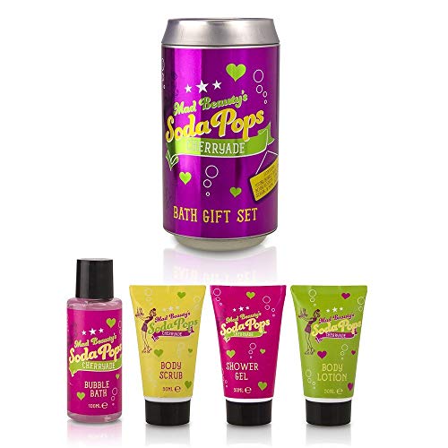 Preisvergleich Produktbild Cherryade – Soda Pops Fizzing Getränke können Bad Geschenk-Set – Mad Beauty