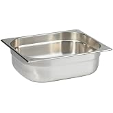 Paslanmaz &Ccedil;elik Gastronom/gastronorm K&uuml;vet Gn 1/2-100 (32,5 X 26,5 X 10 CM)