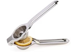 JTWMY Presse-citron, robuste, en acier inoxydable, 7 cm, manuel, durable, pour cuisine, bar, restaurant