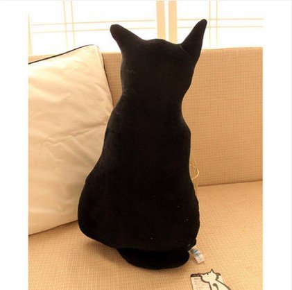 Kenmont Funny Cat Shaped Cushion Stuffed Animal Pillow Pet Sofa