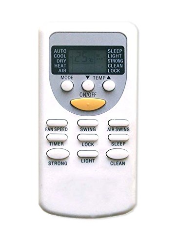 wellclima Telecomando ZH/JT-01 ZH/JT03 per condizionatore Chigo, Vaillant, Rheem, Brize, White Westinghouse, Komeko, Zephir, Bent, Lenoir Aria condizionata, climatizzatore, Pompa di Calore