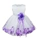 YiZYiF Petals Flower Girl Baby Sleeveless Wedding Formal Bridesmaid Party Princess Dress