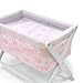 Cambrass Small Bed X Wood Canopy (46 x 78 cm, Toile Pink)