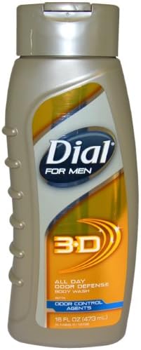 Dial for Men 3-D Odor Defense Body Wash 16 fl oz (473 ml)
