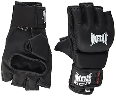 METAL BOXE Gants de Combat Libre Noir Senior