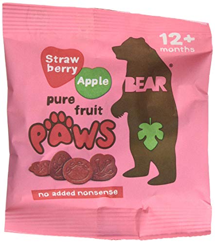 Bear Fruit Paws Strawberry & Apple 18 x 20g