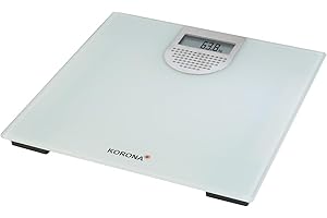 Korona Sonja Báscula personal electrónica Plaza Gris, Plata - Báscula de baño (Báscula personal electrónica, 180 kg, 100 g, kg,lb, Plaza, Gris, Plata)