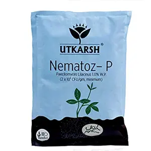 UTKARSH Nematoz-P (Paecilomyces Lilacinus W.P, Bio Nematicide) Pesticide (900gm)