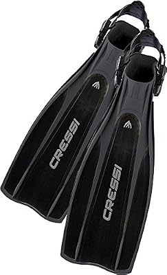 Cressi Pro Light - Palmes Réglables de Plongée/Natation