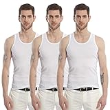 camiseta interior hombre algodon