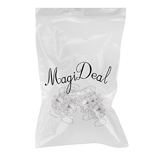 MagiDeal 10 Stück Blumenform Kristall Bikini Stecker Wölbung Link Für Bademode - 2
