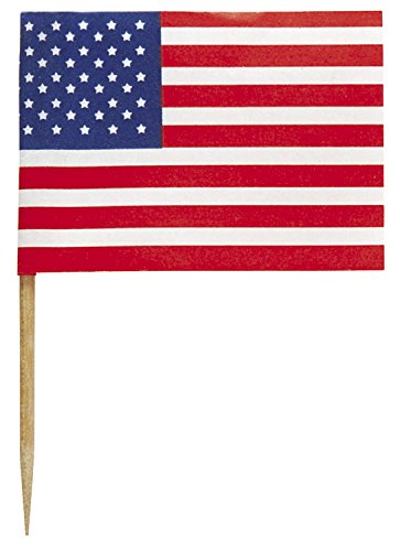 US American Flag Cupcake Topper, 30 Stück - 2