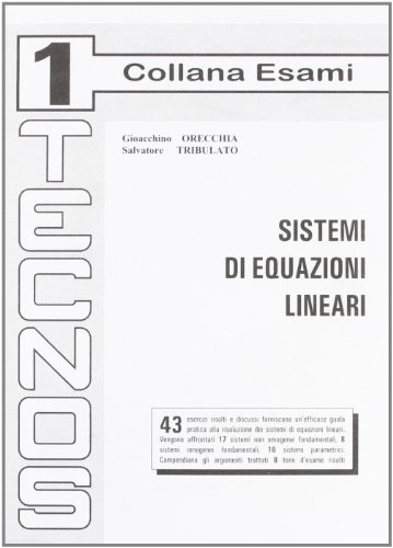 Sistemi di equazioni lineari