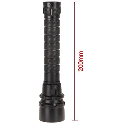 ONEGenug Diving Tauschenlampe Tauchlampe 3x CREE XML L2 4800lm LED Taschenlampe bis 100m Flashlight Tauchlampe mit Ladegerät und Akku - 5
