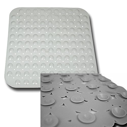 JEMIDI Duscheinlage 53cm x 53cm Duschmatte Anti Rusch Matte Badematte Dusch Einlage (Schwarz) - 4